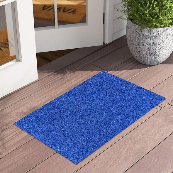 Blue Anti-Skid Rubber Door Mat