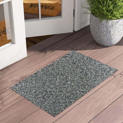 Silver Anti-Skid Rubber Door Mat