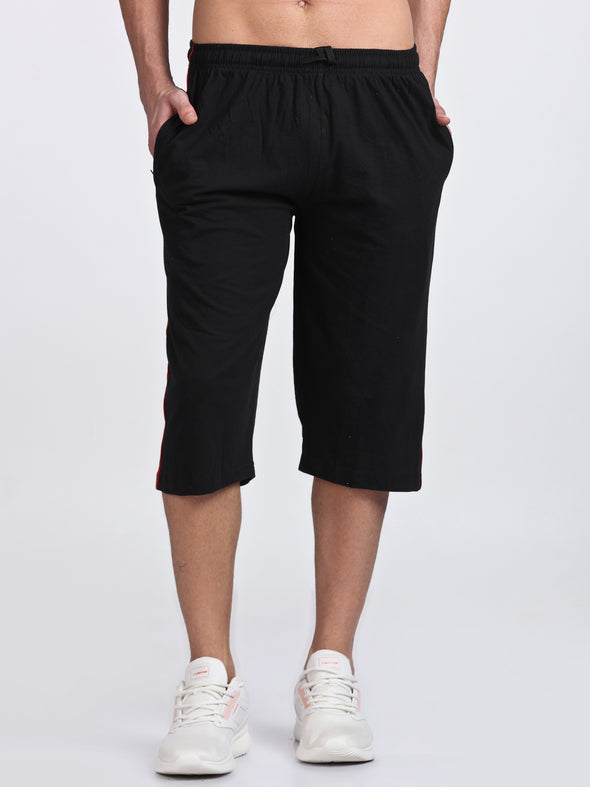 COMFY COTTON CAPRI BLACK