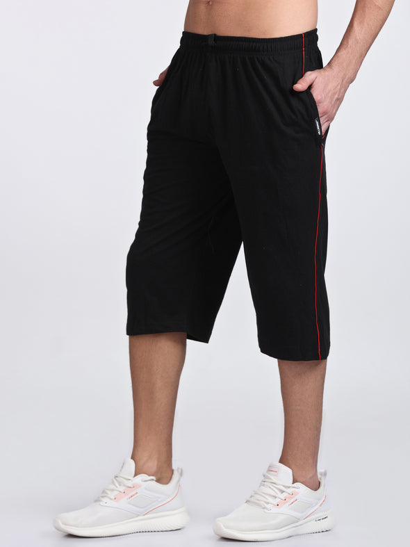 COMFY COTTON CAPRI BLACK