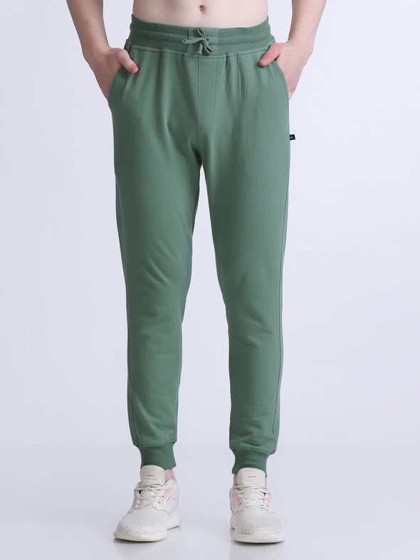 COMFY PREMIUM COTTON JOGGERS GREEN