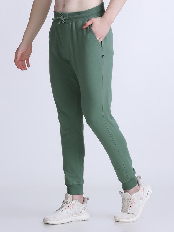 COMFY PREMIUM COTTON JOGGERS GREEN