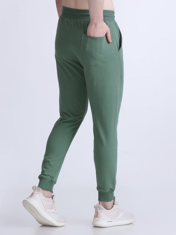 COMFY PREMIUM COTTON JOGGERS GREEN