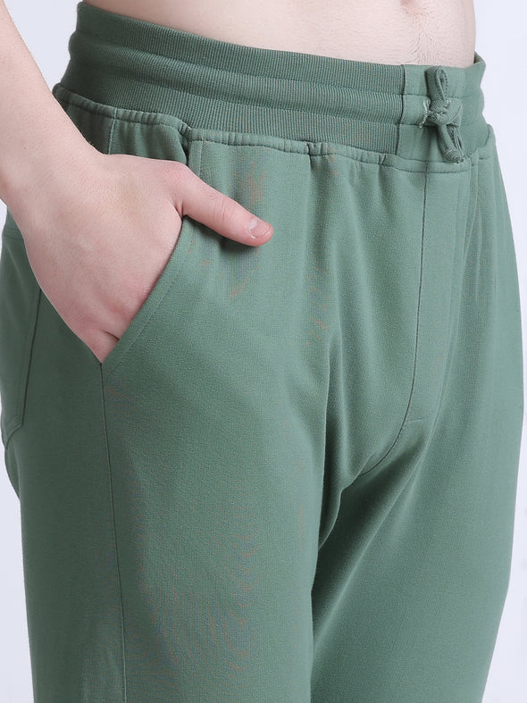 COMFY PREMIUM COTTON JOGGERS GREEN