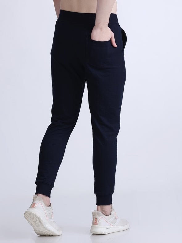 COMFY PREMIUM COTTON JOGGERS NAVY