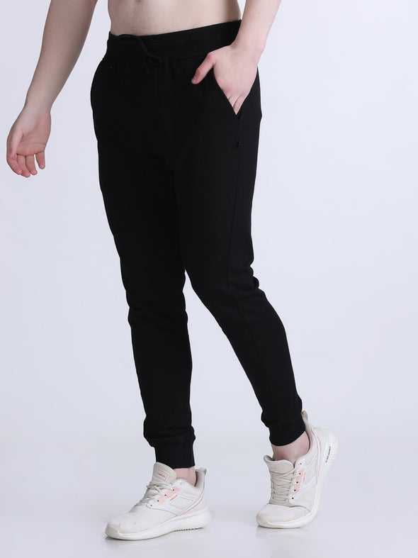 COMFY PREMIUM COTTON JOGGERS BLACK