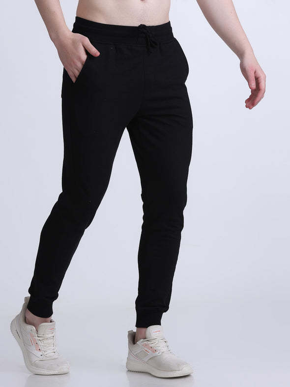 COMFY PREMIUM COTTON JOGGERS BLACK