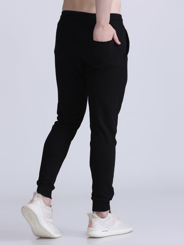 COMFY PREMIUM COTTON JOGGERS BLACK