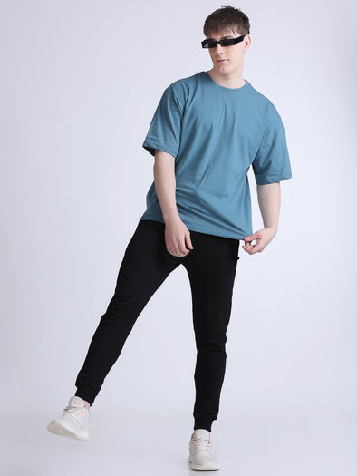 Oversized Solid T-Shirt A.FORCE