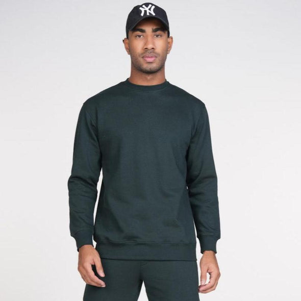 Cotton Fleece Sweatshirt : Green