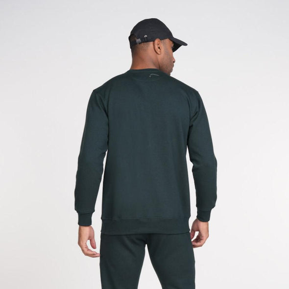 Cotton Fleece Sweatshirt : Green