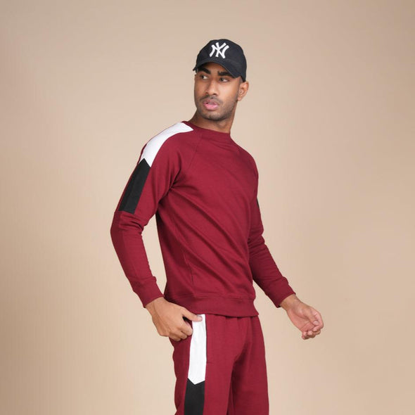 All Weather Designer Co-ord Set : Maroon