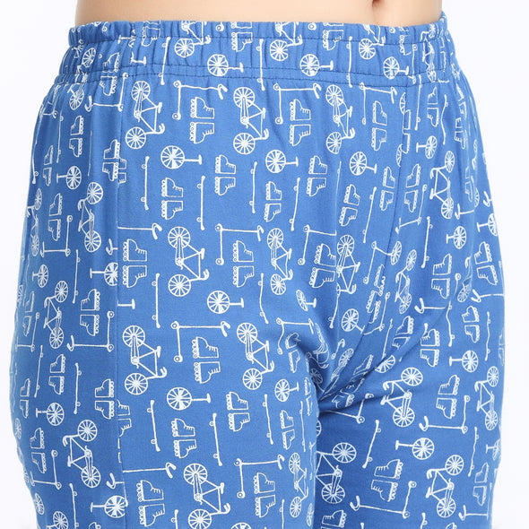 COTTON PRINT SHORTS