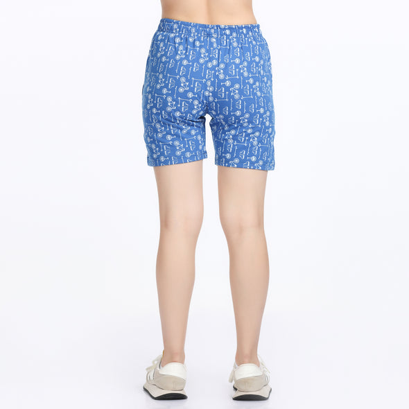 COTTON PRINT SHORTS