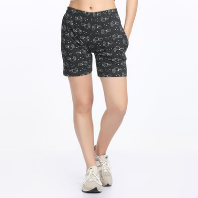 COTTON PRINT SHORTS (HF1010-01)