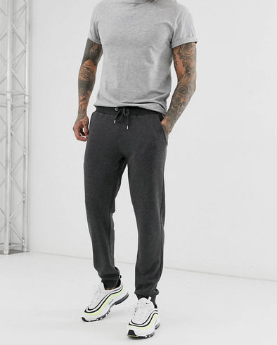 COTTON JOGGERS DARK GREY